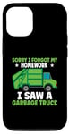 Coque pour iPhone 12/12 Pro Camion poubelle de recyclage pour enfants et tout-petits