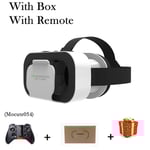 Shinecon 3D VR lunettes réalité virtuelle Viar lunettes casque appareils casque intelligent lentilles pour téléphone portable Smartphones mobiles visionneuse - Type With Remote B