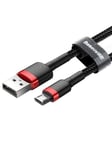 Baseus Cafule Micro USB Cable 2A 3m (Black+Red)