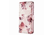 Hsmy Coque et étui téléphone mobile Etui folio motif marbre pour samsung galaxy a71 5g - rose