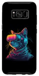 Galaxy S8 Neon Feline Fantasy Case