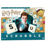 Mattel Harry Potter Scrabble Family Board Game 10+ with Magic Cards