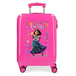 Disney Charming Cabin Suitcase Pink 38x55x20cm Rigid ABS Side Combination Closure 34L 2kg 4 Double Wheels