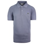 Lacoste Classic Fit Short Sleeve Collared Lilac Mens Polo Shirt L1212 NU0