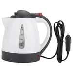 Travel kettle, 1000ml electric mini kettle, car kettle with cigarette lighter, stainless steel kettle for coffee, tea, oatmeal