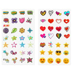 Zink Deluxe 50+ Sticker Set â Personalize & Decorate Your Instant Camera, Instant Printer & Other Devices with Fun Shapes, Cute Emojis & Trendy Designs