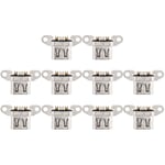WEI RONGHUA Accessories for mobile phone 10 PCS Charging Port Connector for OPPO R15 / A1 Electronic