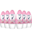 Sure Womens Women Motion Sense Deodorant Roll-On, Bright Bouquet, 6 Pack, 50ml - NA - One Size