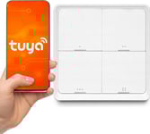 Mobiltelefon Tuya Pilot Zigbee-Knapp Tuya Sc04 Smart 4 Kanaler 12 Scener