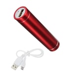 Batterie Chargeur Externe pour Manette Playstation 4 PS4 Universel Power Bank 2600mAh avec Cable USB/Mirco USB (ROUGE) - Neuf