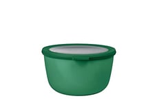 Mepal – Multi Bowl Cirqula Round – Food Storage Container with Lid - Suitable as Airtight Storage Box for the Fridge & Freezer, Microwave Container & Servable Dish – 2000 ml – Vivid green