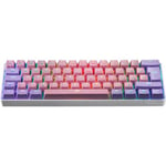 Blackstorm RGB Mech 2 Dual Mode 60% -pelinäppäimistö, hot swap Outemu Red -kytkimet, pinkki/lila