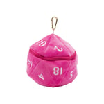 Dice Bag Terningpose D20 - Hot Pink Plass til 50 RPG terninger