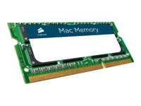 CORSAIR Mac Memory - DDR3 - module - 8 Go - SO DIMM 204 broches - 1600 MHz / PC3-12800 - CL11 - 1.35 V - mémoire sans tampon - non ECC