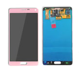 Samsung Galaxy Note 4 Skjerm med LCD-display, Rosa - Original