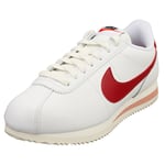 Nike Cortez Womens White Red Casual Trainers - 8.5 UK