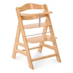 Hauck Alpha+B Wooden High Chair (Natural) - Suitable From 6 Months