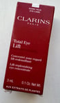 Clarins Total Eye Lift Replenishing Total Eye Concentrate 3ml - Brand New