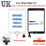For Ipad Mini 1/2 A1432 A1454 A1455 White Touch Screen Digitizer Replacement Uk