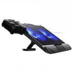 ZYDP Laptop Cooler Cooling Pad - Slim Portable Adjustable Mounts Laptop Stand With 2 Fans Computer Stand Base