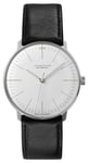 Junghans 27/3501.02 Men's Max Bill Automatic Black Leather Watch