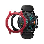 SIKAI CASE - Durable Protective Case Compatible with Huawei Watch GT 2 46mm Smartwatch (Released in 2019), Scratch-Resist Shockproof Bumper Frame Shell Cover (Black & Red)