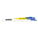 METABO Lot de 100 lames scie sabre 628259000 - 150x1,25mm / 3,2-5,1 heavy wood + metal