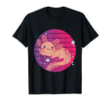 Peace, Love Axolotl Retro Axolotl Lover Victory Salamander T-Shirt