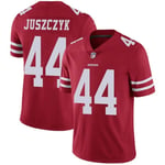 #44 Rugby Jersey San Francisco 49ers Kyle Juszczyk,American Football Sportswear,Embroidered Quick Dry Sports Comfort Material Training T-Shirts-red-L