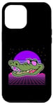 iPhone 13 Pro Max Aesthetic Vaporwave Outfits with Crocodile Vaporwave Case
