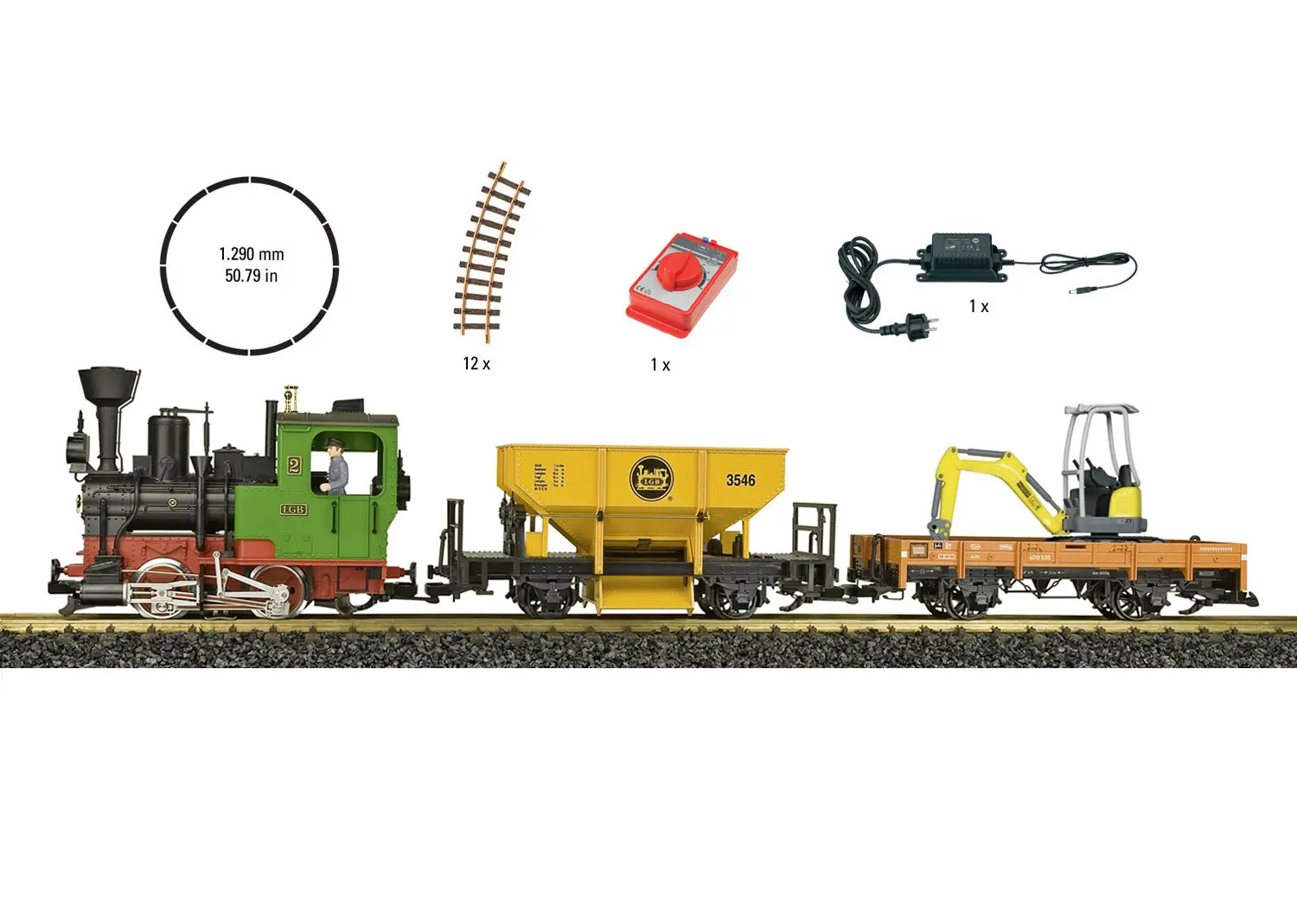 Rail Droit LGB L10150 (G) Voie LGB 1 pc(s