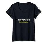 Womens Barnstaple United Kingdom V-Neck T-Shirt