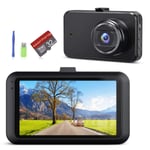 Dash Cams for Cars Dash Camera with 32G SD Card【2021 Upgraded】1080P Full HD Dashcam for Car 3.0" IPS Screen Dashboard Camera with Night Vision WDR G-Sensor Loop Recording 170° Angle Parking Monitor
