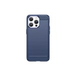 Carbon Case Skal iPhone 15 Pro - Mörkblå
