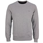 Gant Sweat Pullover Original C-Neck Gray 2046072 93 Grey Mel