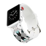 Apple Watch Series 4 44mm klockband av silikon - Vertikala Ränder
