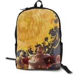 Kimi-Shop The Seven Deadly Sins-Escanor Anime Cartoon Cosplay Canvas Shoulder Bag Backpack Classic Lightweight Travel Daypacks School Backpack Laptop Backpack