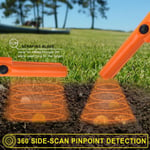 Waterproof Metal Detector Pinpointer Gp Pointer Probe Sensitive B Black
