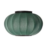 Made By Hand Knit-Wit 45 Oval væg- og loftlampe Tweed green