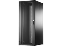 Digitus Nätverksskåp Hyper Pro 19" 42U Rack 800X1000, Perforerad Frontdörr, Svart, 1000Kg