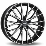 MAK Speciale Black Machined Face 8x20 5/112 ET45 B57 - Aluminiumfälgar