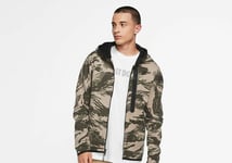 Nike Tech Fleece Camo Windrunner Hoodie Zip Tracksuit Sz S Mystic Stone/Black