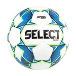 Select Ballon de Football Turf, Blanc/Bleu/Vert, Taille 4