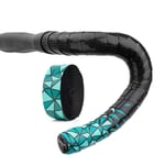KDHJY 1PC Gradient Bike Bicycle Bar Handlebar Grip Tape Anti-skid Shock-absorbing EVA Handlebar Tape (Color : Black Green)