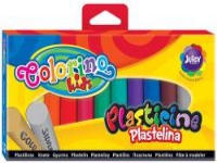 Colorino Plasticine 10 colors + Gold & Silver