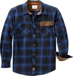 Legendary Whitetails Men's Size Harbor Heavyweight Flannel Shirt, Lakes Plaid, X-Large Tall
