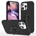 iPhone 16 Pro Skal Med Magnetisk Ringhållare Svart