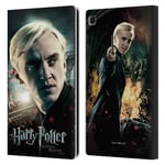 Head Case Designs Officially Licensed Harry Potter Draco Malfoy Deathly Hallows VIII Leather Book Wallet Case Cover Compatible With Samsung Galaxy Tab S6 Lite