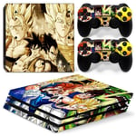 Kit De Autocollants Skin Decal Pour Console De Jeu Ps4 Pro Corps Entier One Piece Horizon, T1tn-P4pro-1402