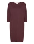 Milasz R-N Dress Knälång Klänning Burgundy Saint Tropez